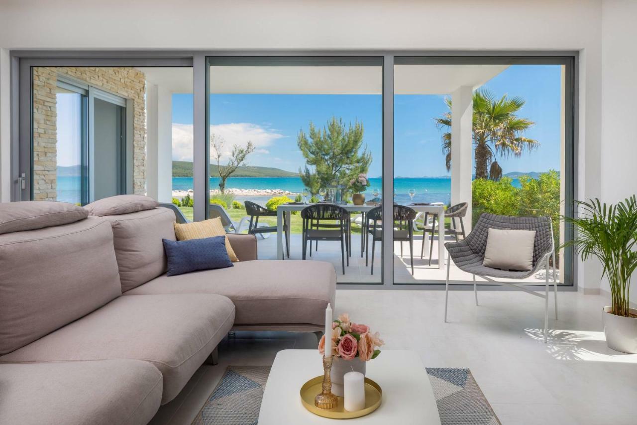 Luxury Design Beach Front Apartment Sukosan Exterior photo